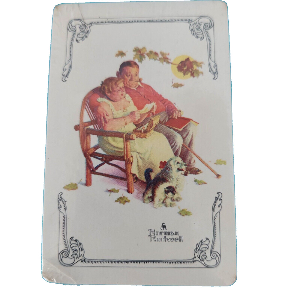 Norman Rockwell Playing Cards Deck Trump Brand New Sealed VTG Made in USA Retro